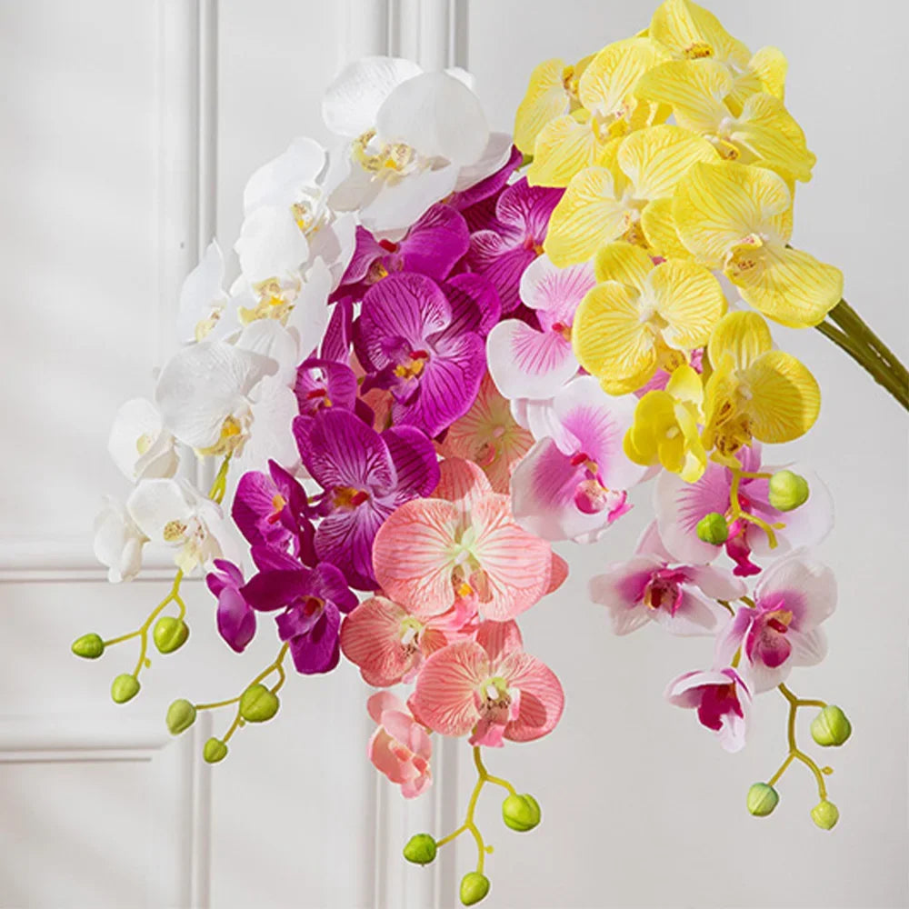 branches de fleurs artificielles orchidées pour décoration et événements - vue 6 sur 11