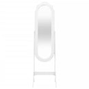 White floor mirror 45.5x47.5x160 cm wood engineering interior decoration wall Decker living room decoration