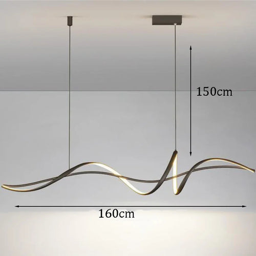 2024 Modern Home Decoration Circular LED Lights, Living Room Chandeliers, Dining Room Chandelier, Indoor Lighting - vue 13 sur 12
