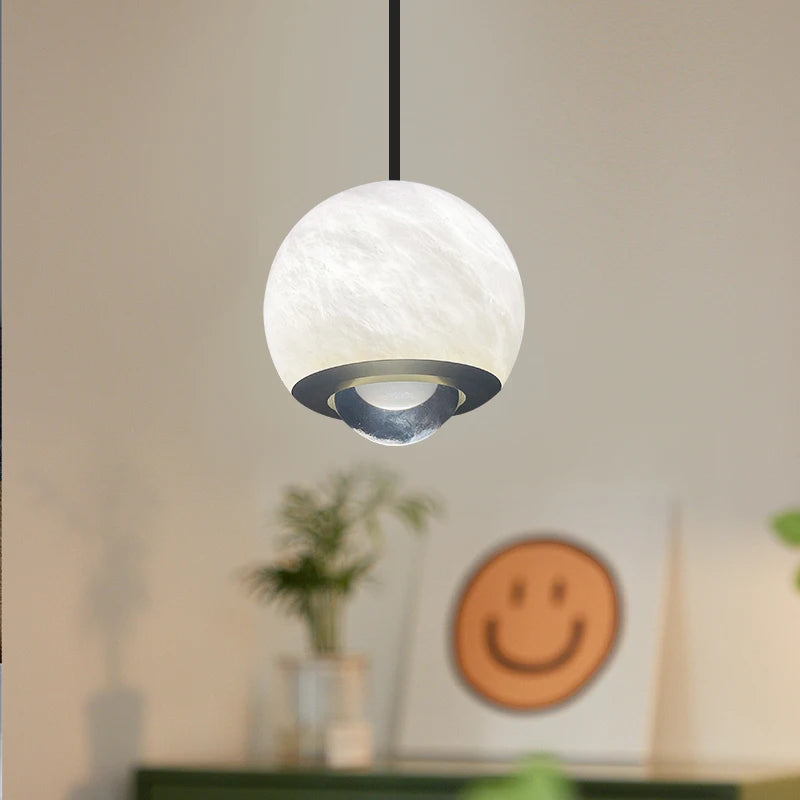 Suspension en marbre design moderne décoratif de luxe - vue 6 sur 7