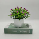 petite rose en pot bonsaï décoration plantes artificielles pour intérieur