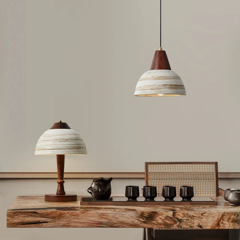 lustre moderne en céramique suspension pour décoration - vue 7 sur 8