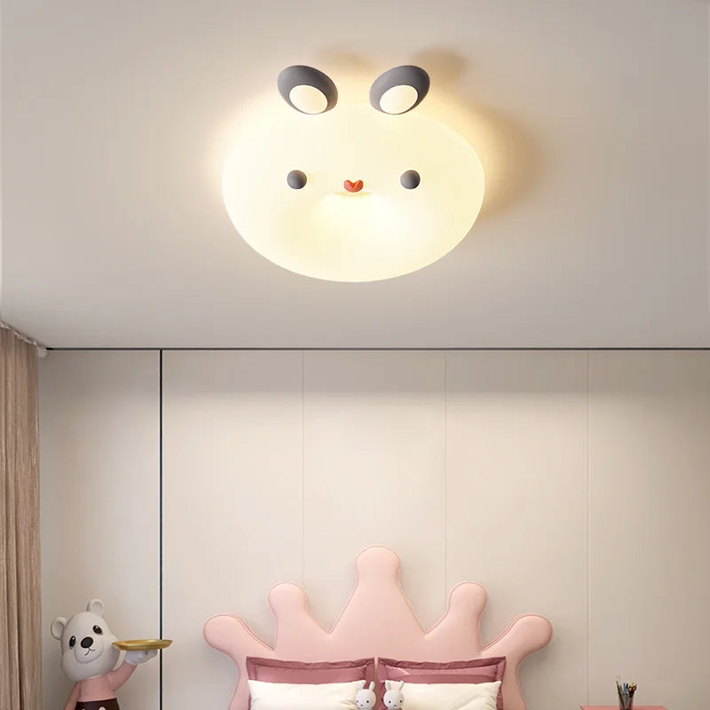 plafonnier led chat mignon pour chambre d'enfant prince et princesse - vue 5 sur 13