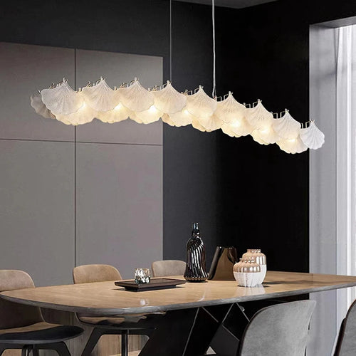 Minimalist retro glass chandelier for interior decoration - vue 3 sur 11