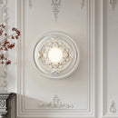 applique murale ronde rétro haut de gamme en verre