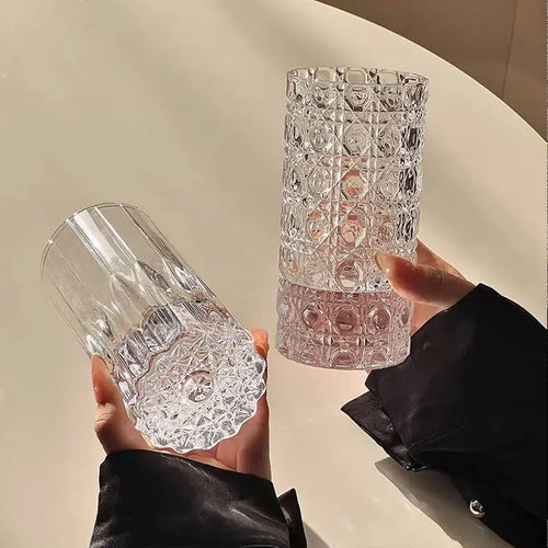 Verre cocktail hockey design original fond epais