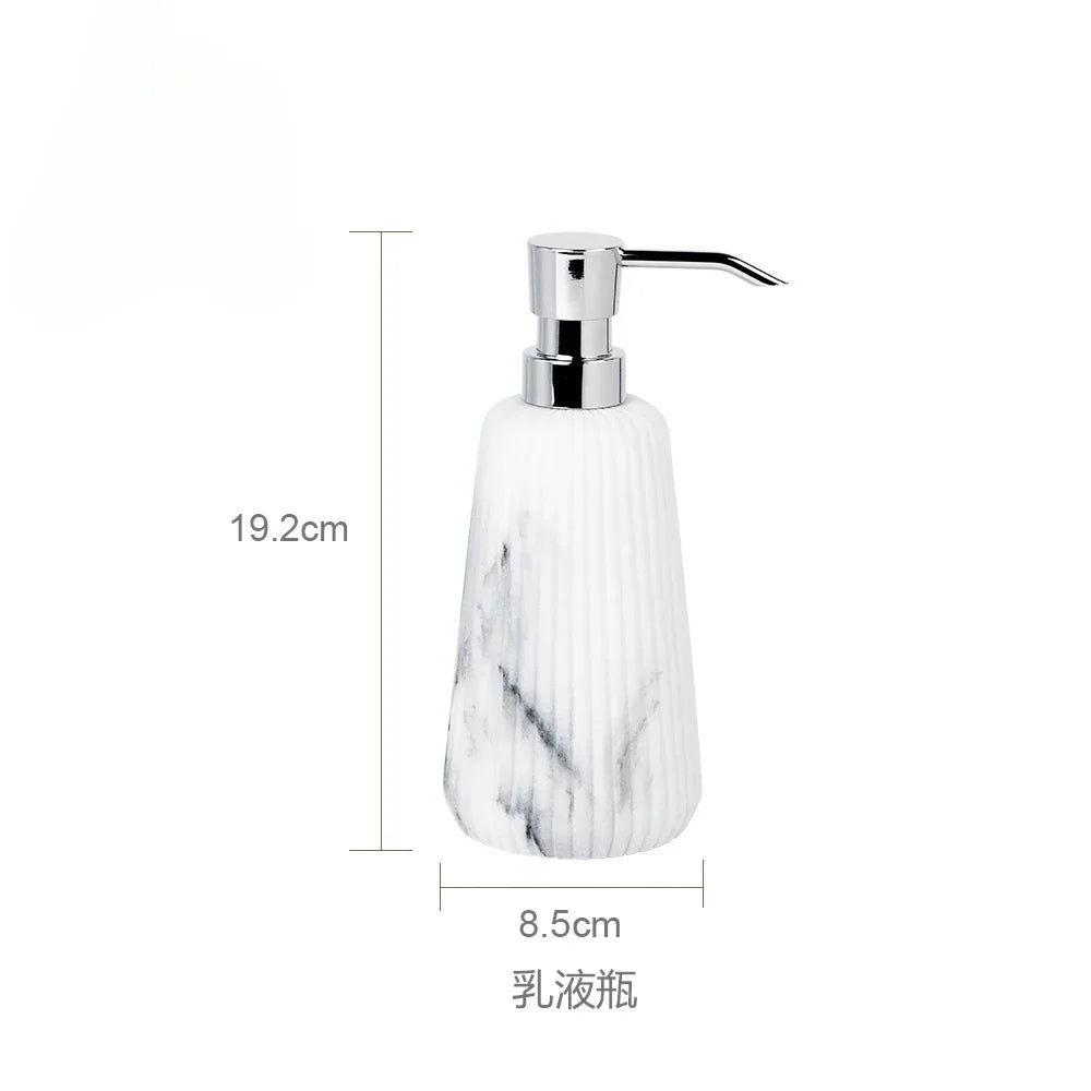 accessoires de salle de bain en grès pour rangement et décoration - vue 16 sur 24