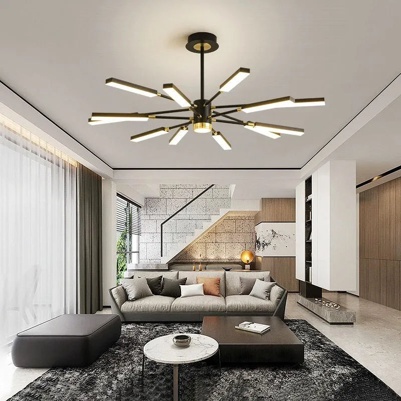lustre moderne à suspension pour décoration intérieure et éclairage nordique - vue 4 sur 10