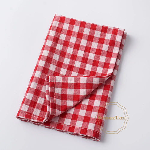 Serviette de table coton vichy carreaux linge de cuisine