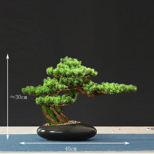décoration intérieure faux arbre bonsaï style chinois pour intérieur et extérieur - vue 23 sur 22