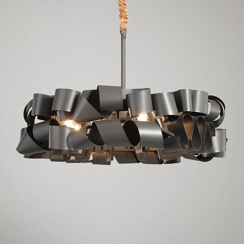 suspension design postmoderne minimaliste luxe pour villa restaurant - vue 2 sur 7