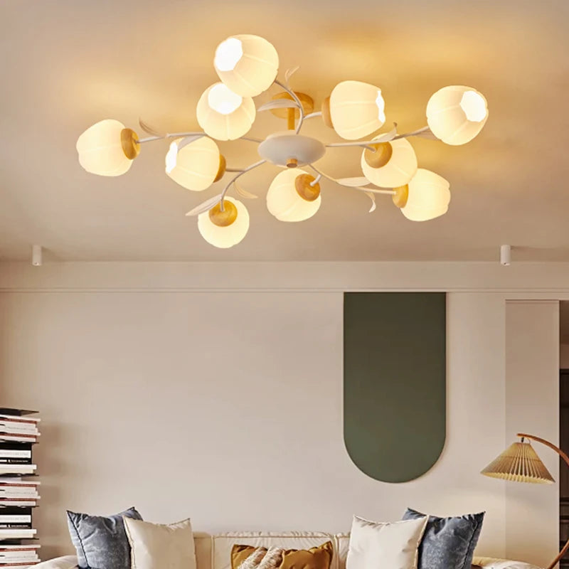 plafonnier moderne avec télécommande pour un intérieur élégant - vue 6 sur 10