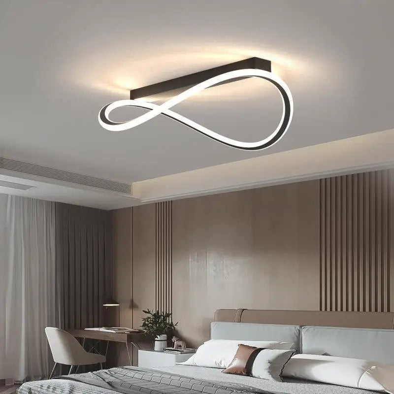 Plafond moderne à LEDs lampes pour salon salle à manger balcon chambre plafond Lustre intérieur décor à la maison luminaire Lustre