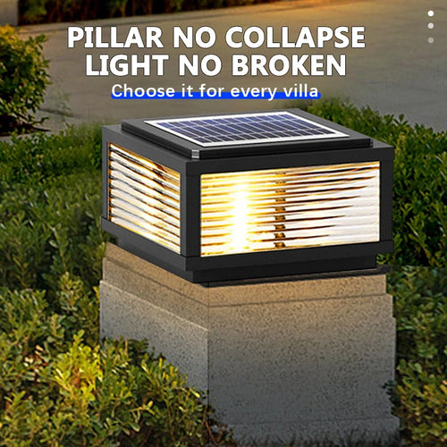Decorative solar outdoor LED lamp with remote control, four colours - vue 6 sur 12