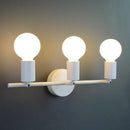 applique murale industrielle rétro multi-têtes minimaliste led