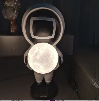 lampe de table astronautes design nordique veilleuse 3D décorative - vue 10 sur 10