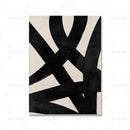 Modern minimalist abstract art poster wall decor for interiors