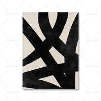 Modern minimalist abstract art poster wall decor for interiors