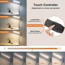 NEWACALOX pince de bureau barre d'écran suspension lumière 360 ° rotatif pliant bras Flexible Support 108 pièces LED SMD Protection des yeux lampe de bureau
