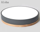 Modern round multicolour nordic LED surface mount ceiling light