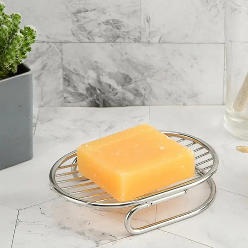 porte-savon en acier inoxydable avec égouttoir élégant et pratique - vue 6 sur 6