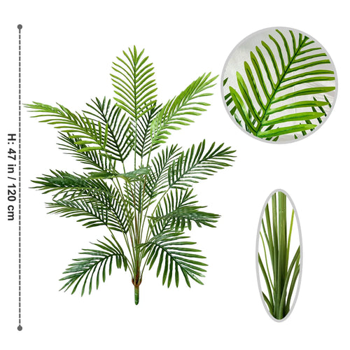 Artificial monstera plant with realistic leaves for indoor decoration - vue 29 sur 29