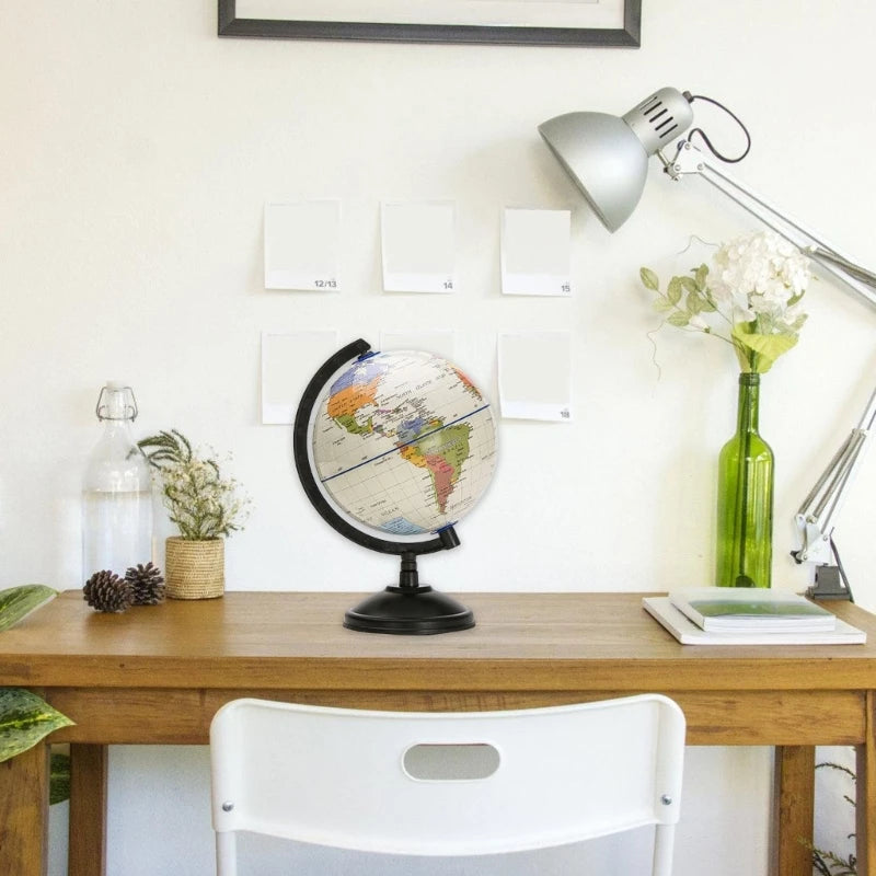 5.59Inch Desktop World Globes with Stand, 360 Rotating Educational World Globes - vue 5 sur 7