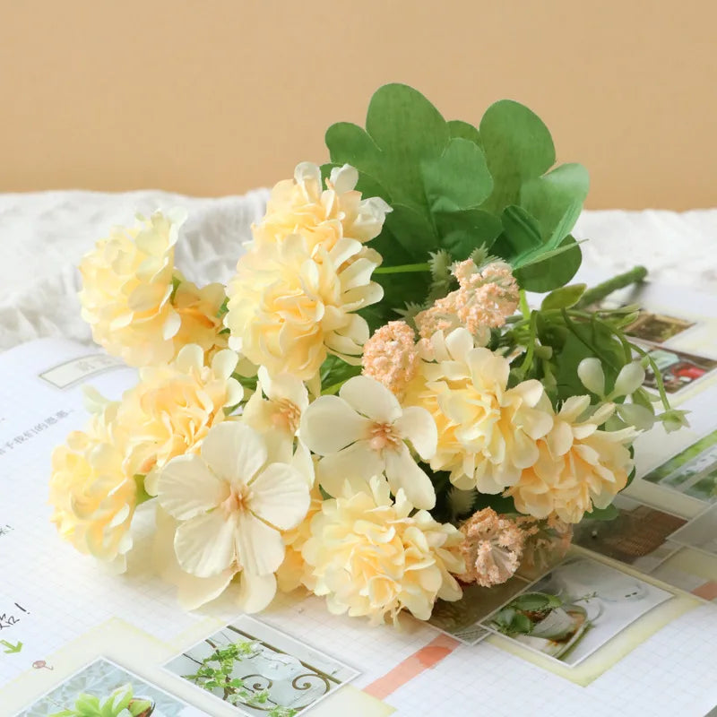 fleurs artificielles en soie pour mariage et décoration de jardin - vue 2 sur 8