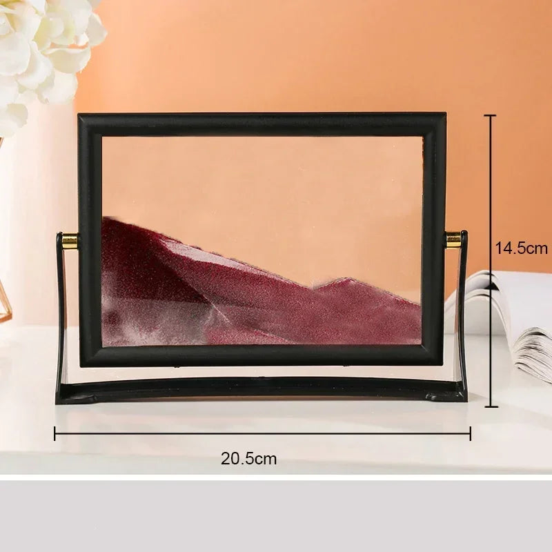 peinture artistique en mouvement sur sable créatif décoratif