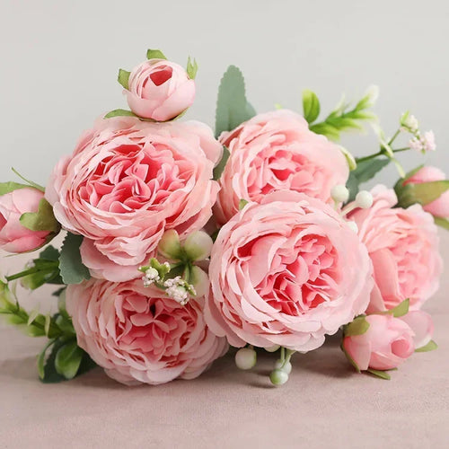 petit bouquet de fleurs artificielles pour décorations printanières et festives