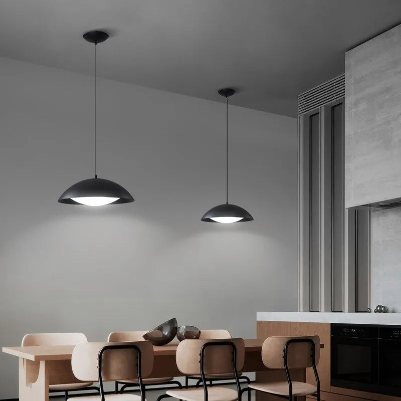 Suspension LED au design nordique moderne en fer - vue 5 sur 10