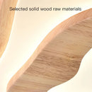 plafonnier led en bois nordique avec télécommande design moderne décoratif