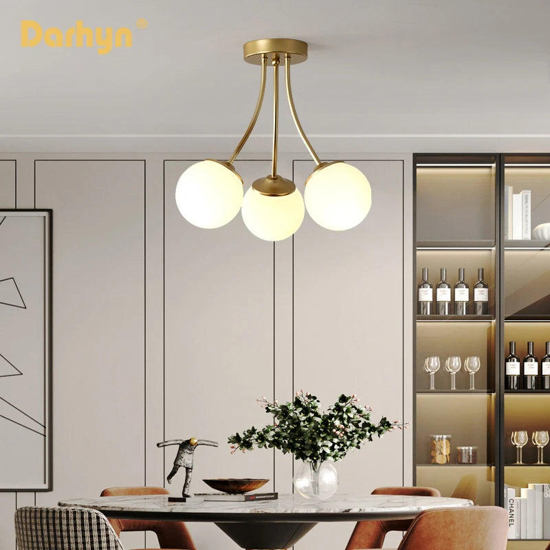Lustre or luxe salon décor intérieur plafonniers - vue 3 sur 7
