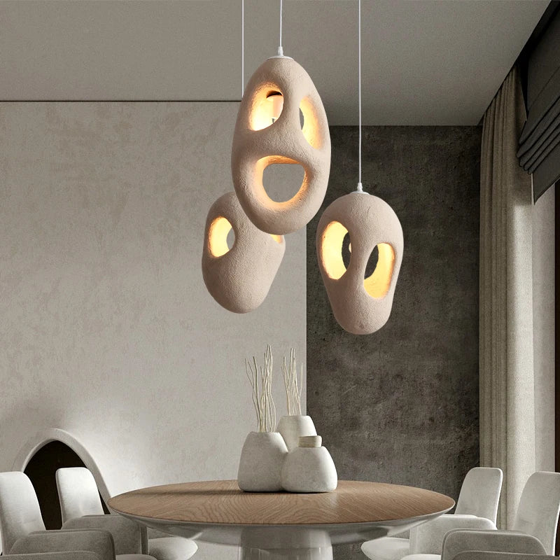 lustre nordique wabi sabi pour restaurant bar et vestiaire - vue 5 sur 11