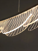 Lustre moderne en cuivre italien
