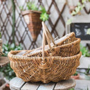 panier tissé à la main pour fruits et légumes