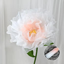 Artificial silk poppy pink realistic festive decoration flower