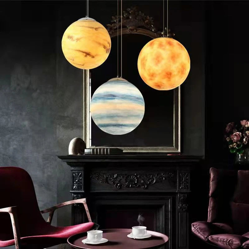 lampe décorative planètes lune soleil mars et autres - vue 11 sur 14