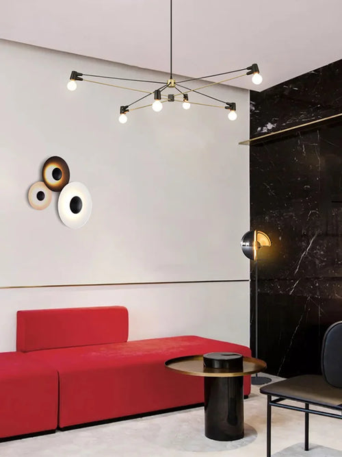 Minimalist postmodern decorative glass lamp for interiors - vue 5 sur 8
