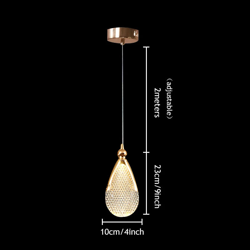 lampes suspendues led modernes pour intérieur maison décoration salon - vue 9 sur 11