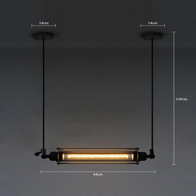 lampe suspendue rétro industrielle pour loft café restaurant réglable