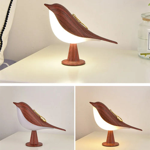 lampe chevet led bois interrupteur tactile moderne simple décoratif intérieur