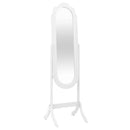 White floor mirror 45.5x47.5x160 cm wood engineering interior decoration wall Decker living room decoration