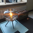 lampe de table led nordique moderne en verre pour décoration nocturne