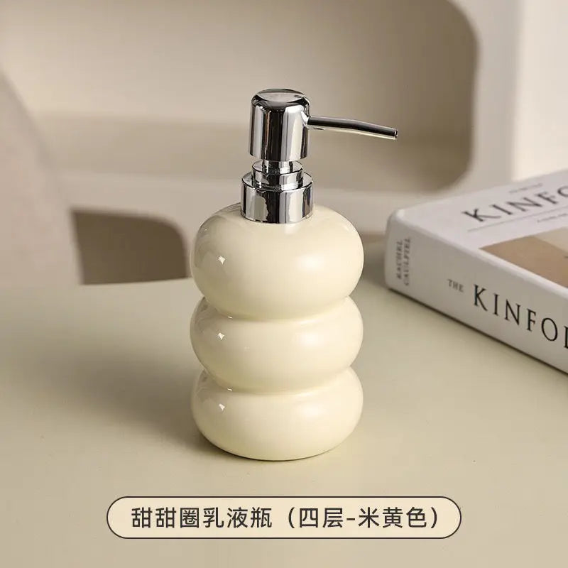bouteille céramique pour désinfectant et distributeur de savon - vue 7 sur 12