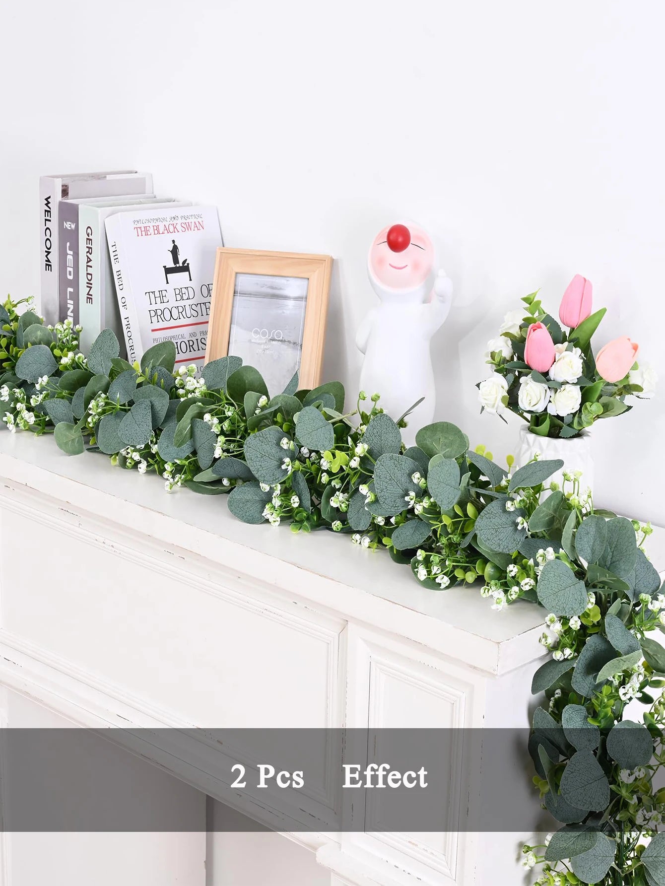 plantes artificielles suspendues d eucalyptus pour décoration intérieure et extérieure - vue 5 sur 7