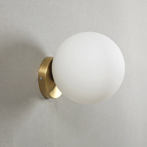 Nordic luxury minimalist LED metal wall light - vue 3 sur 8