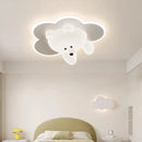 plafonniers mignons en forme d'ours et nuage pour enfants