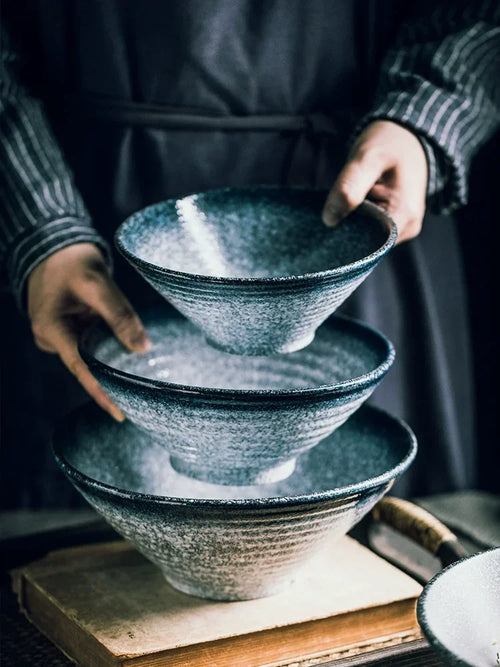 Bol ramen céramique style japonais motifs traditionnels maison