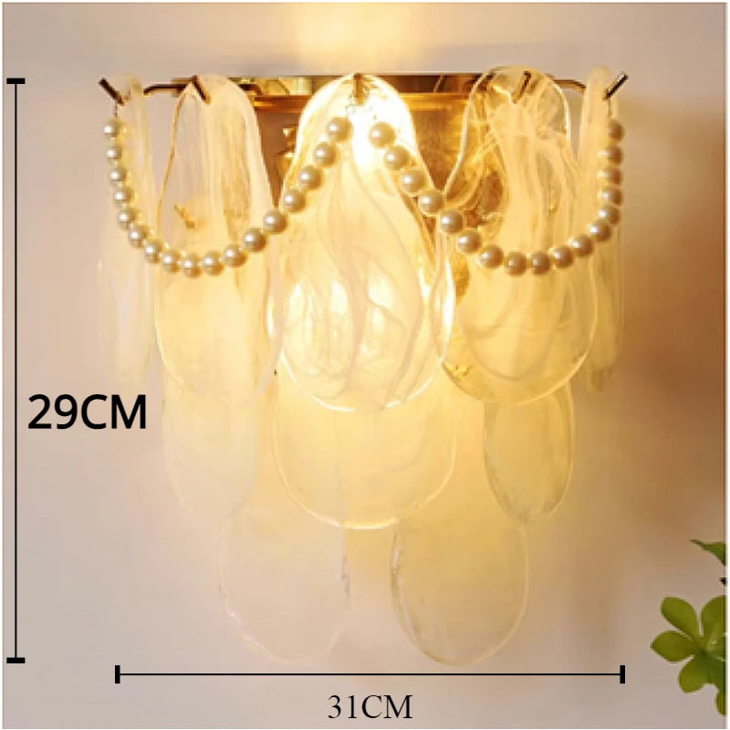 applique murale en verre à led pour décoration moderne intérieure - vue 12 sur 15